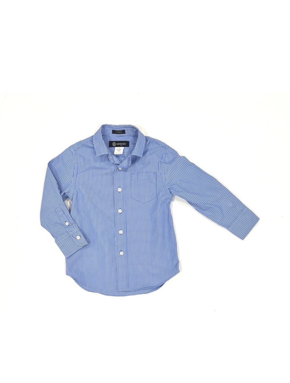Crewcuts Blue Striped Thompson Dress Shirt